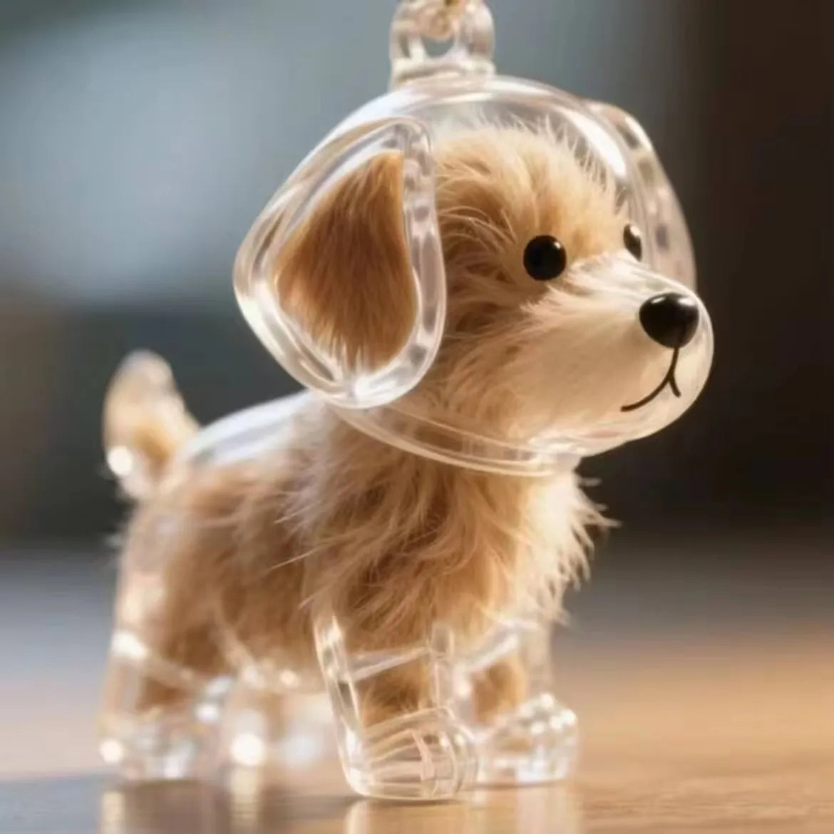 Transparent Dog Hair Storage Container Adorable Pet Keepsake Capsule